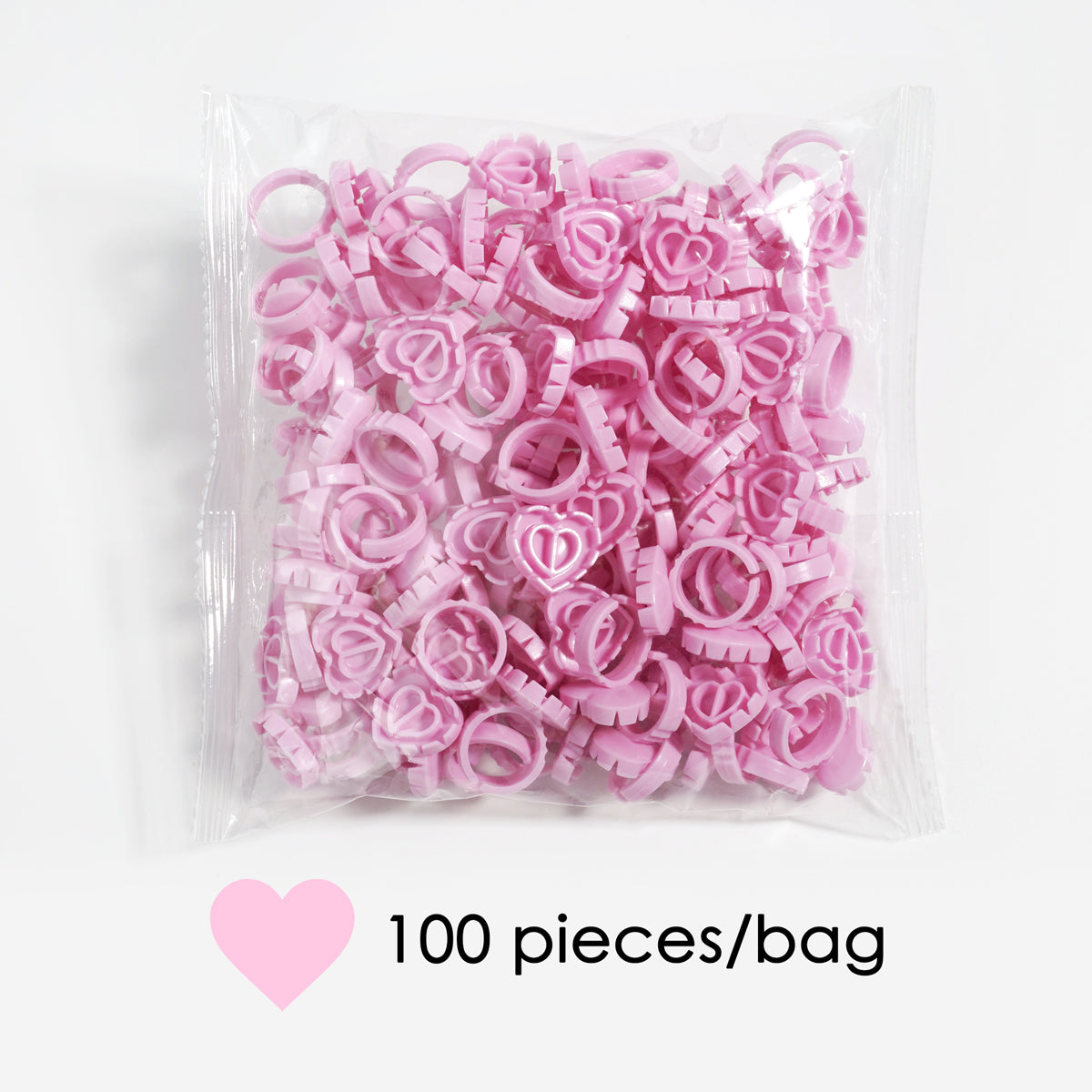 Eyelash Glue Cup Rings 100pcs/pack