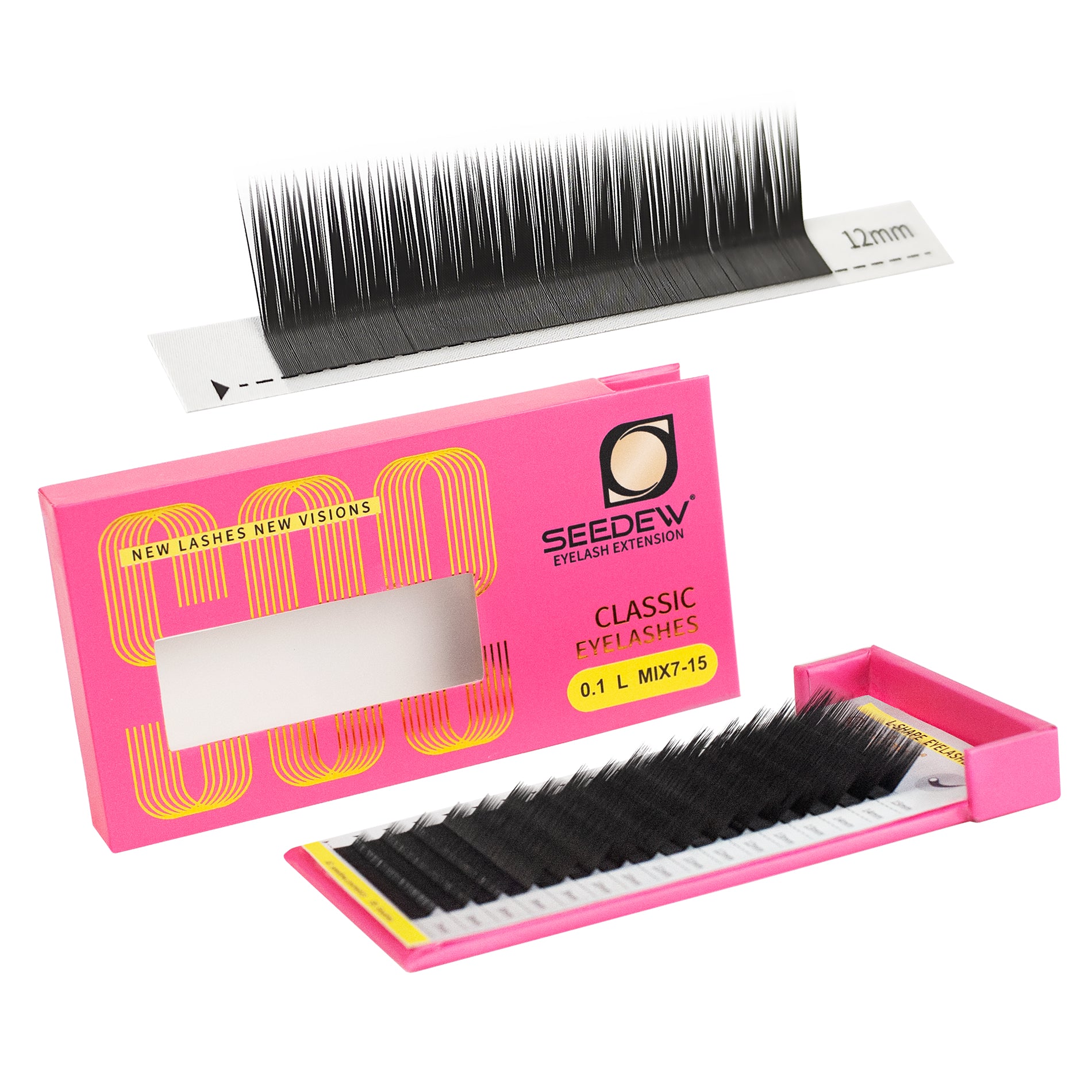 Extensiones de pestañas de forma especial L/LJ/LB/LC/LD/N