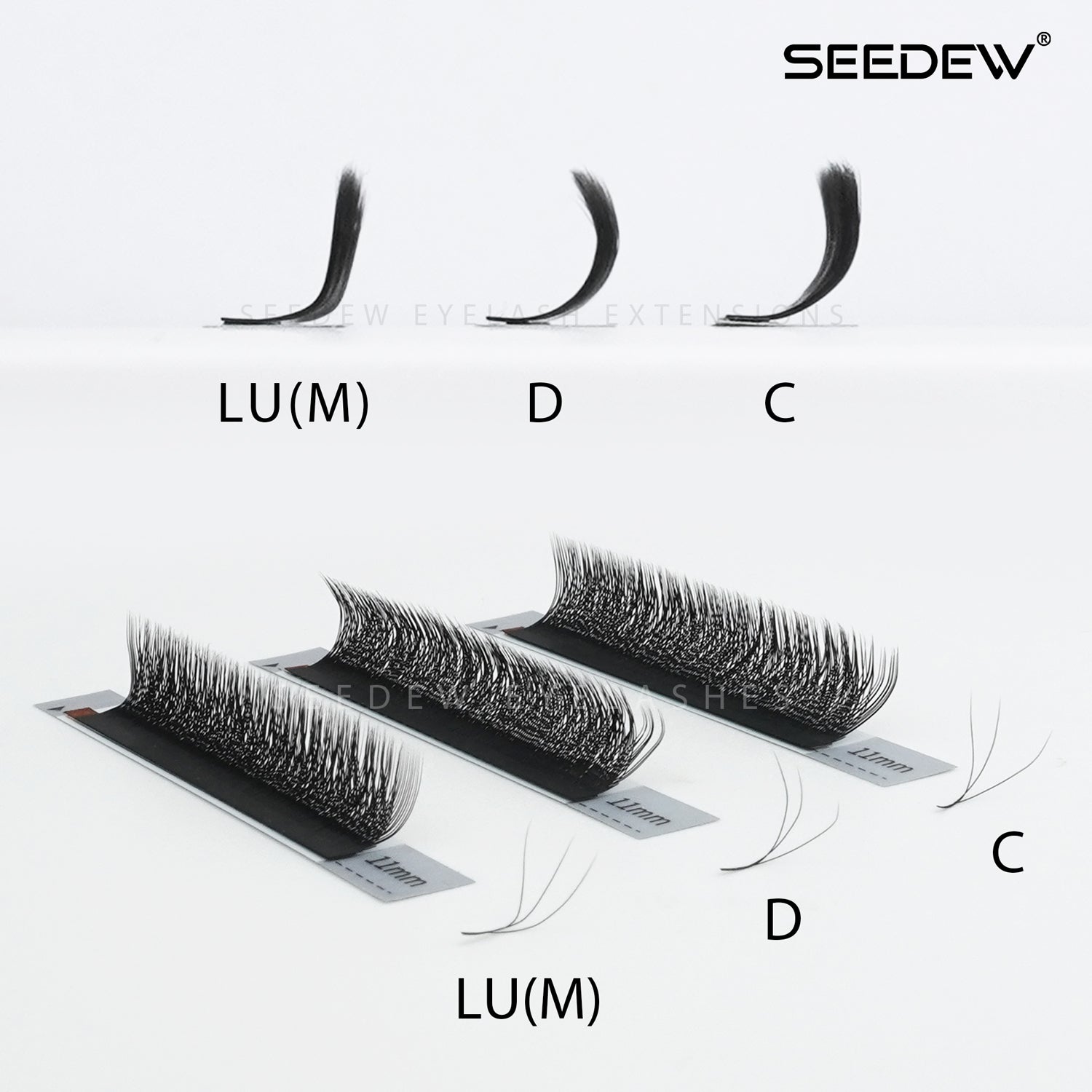 W Shape 3D Premade Fans Eyelash Extensions