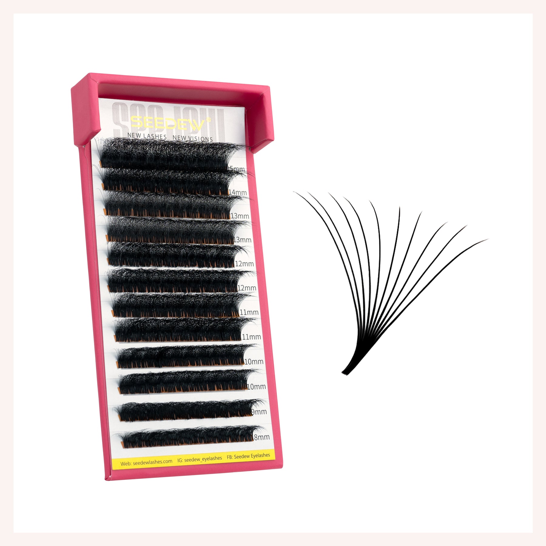 900-930 Fans Premade 10D Eyelash Extensions