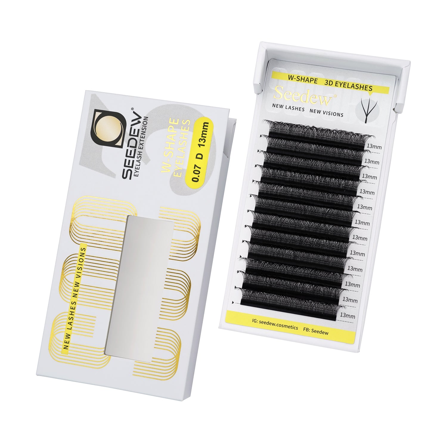 W Shape 3D Premade Fans Eyelash Extensions