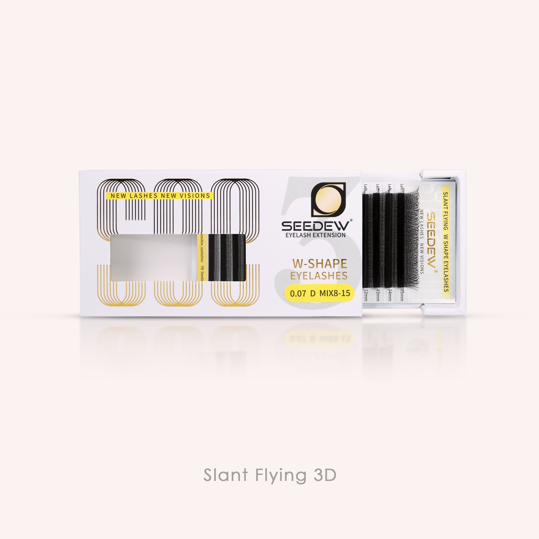 W Shape Fox 3D Slant Flying Eyelash Extensions