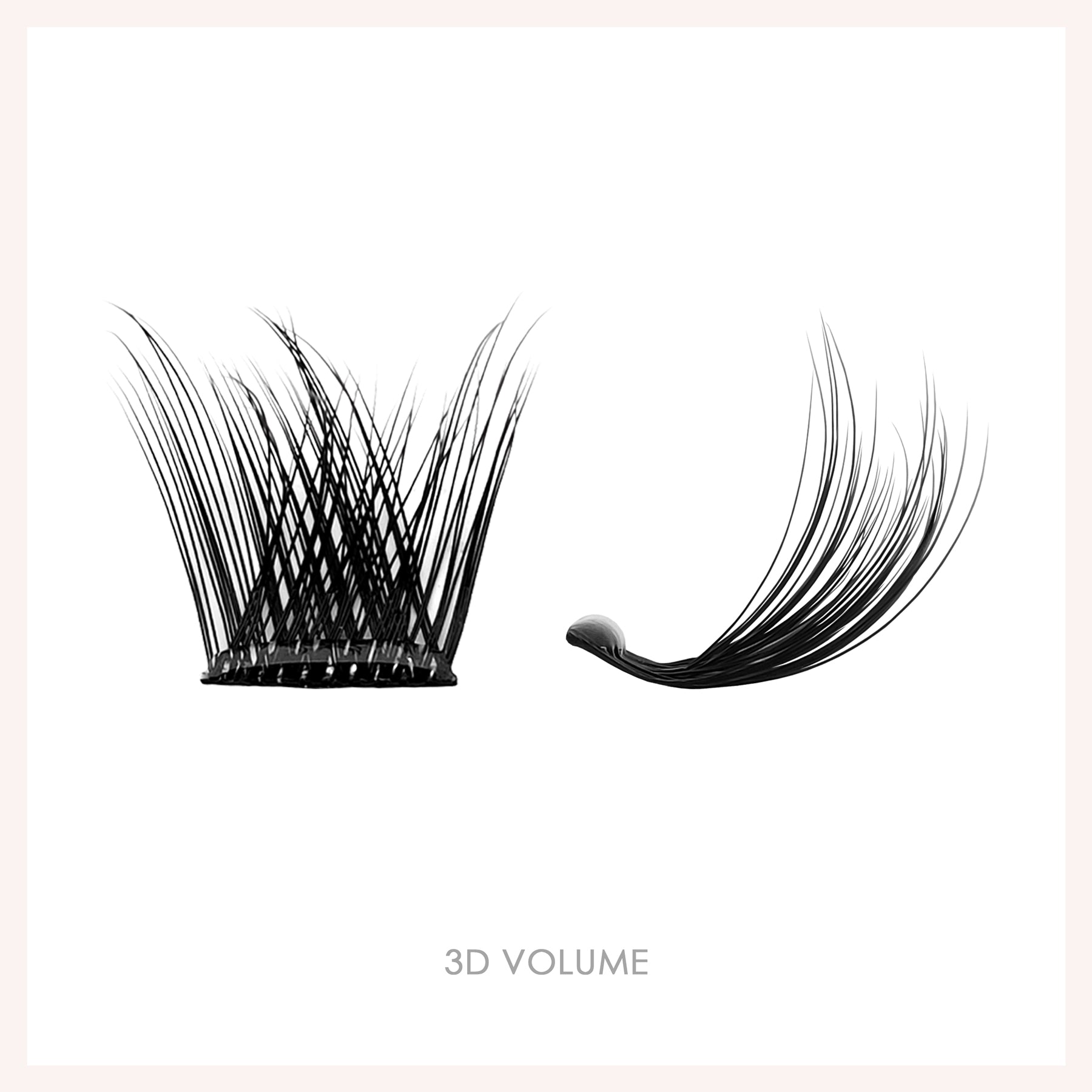 Pop-On Eyelashes - 3D Volume Bloom