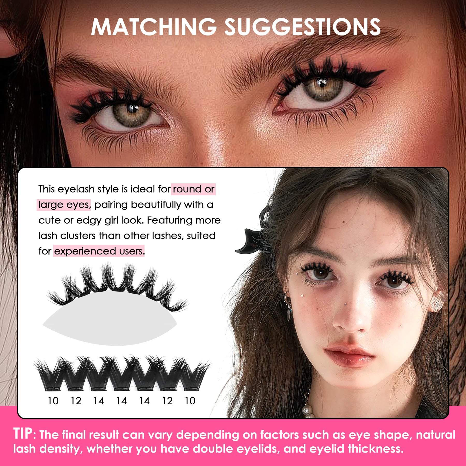 Pop-On Eyelashes - Cat Mist 3D Volume