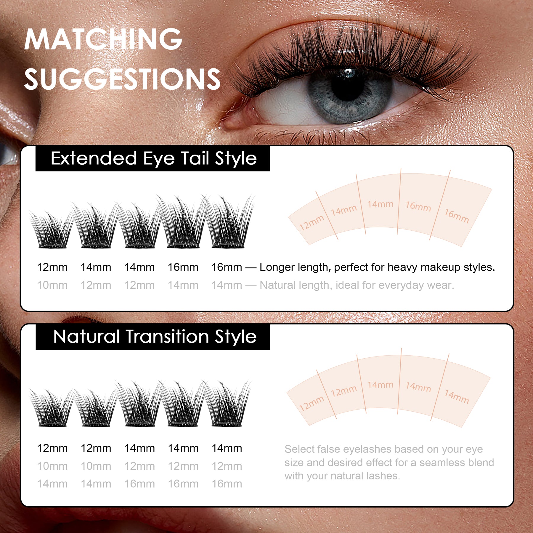Pop-On Eyelashes - 3D Volume Bloom