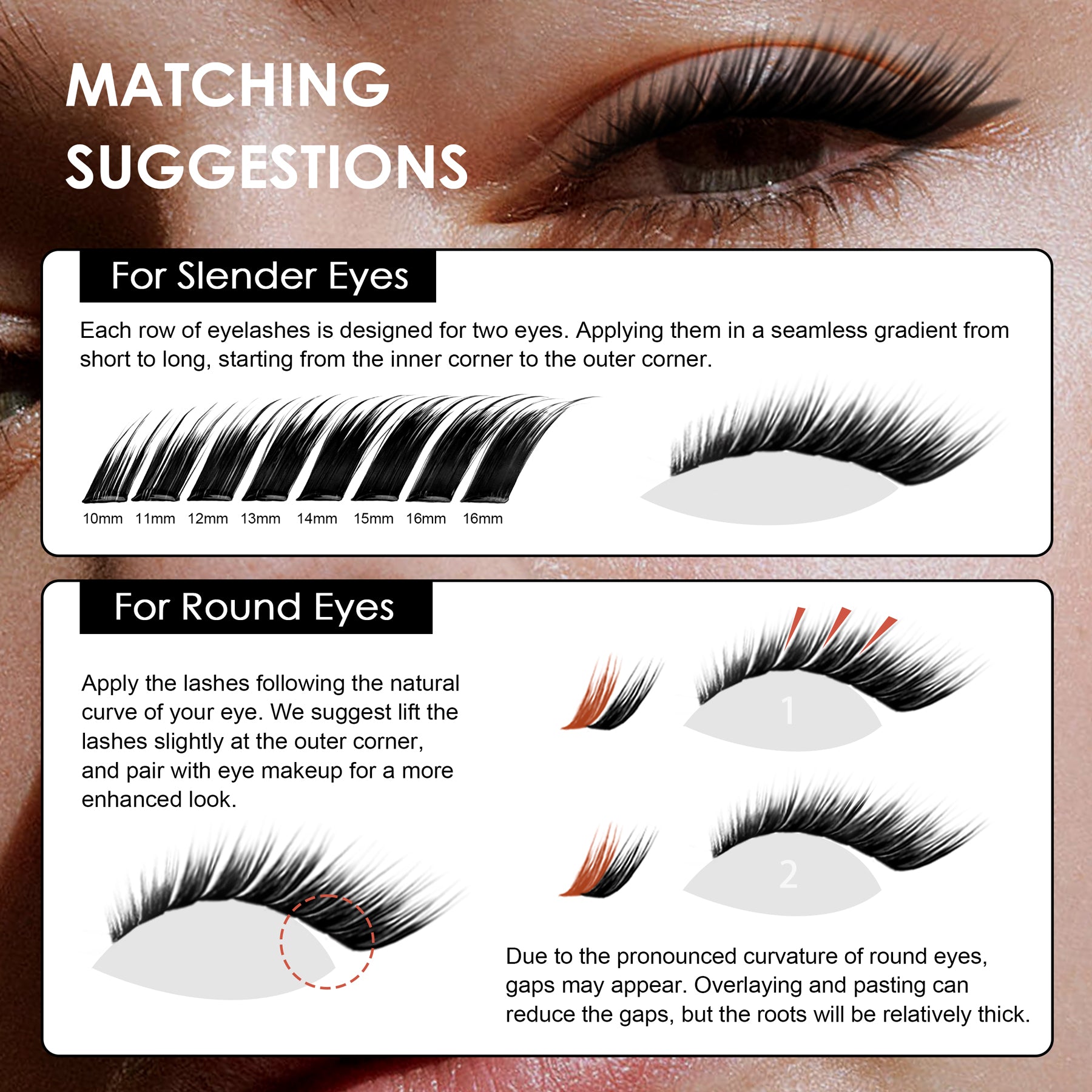 Pop-On Eyelashes - Fox Fairy FOX01