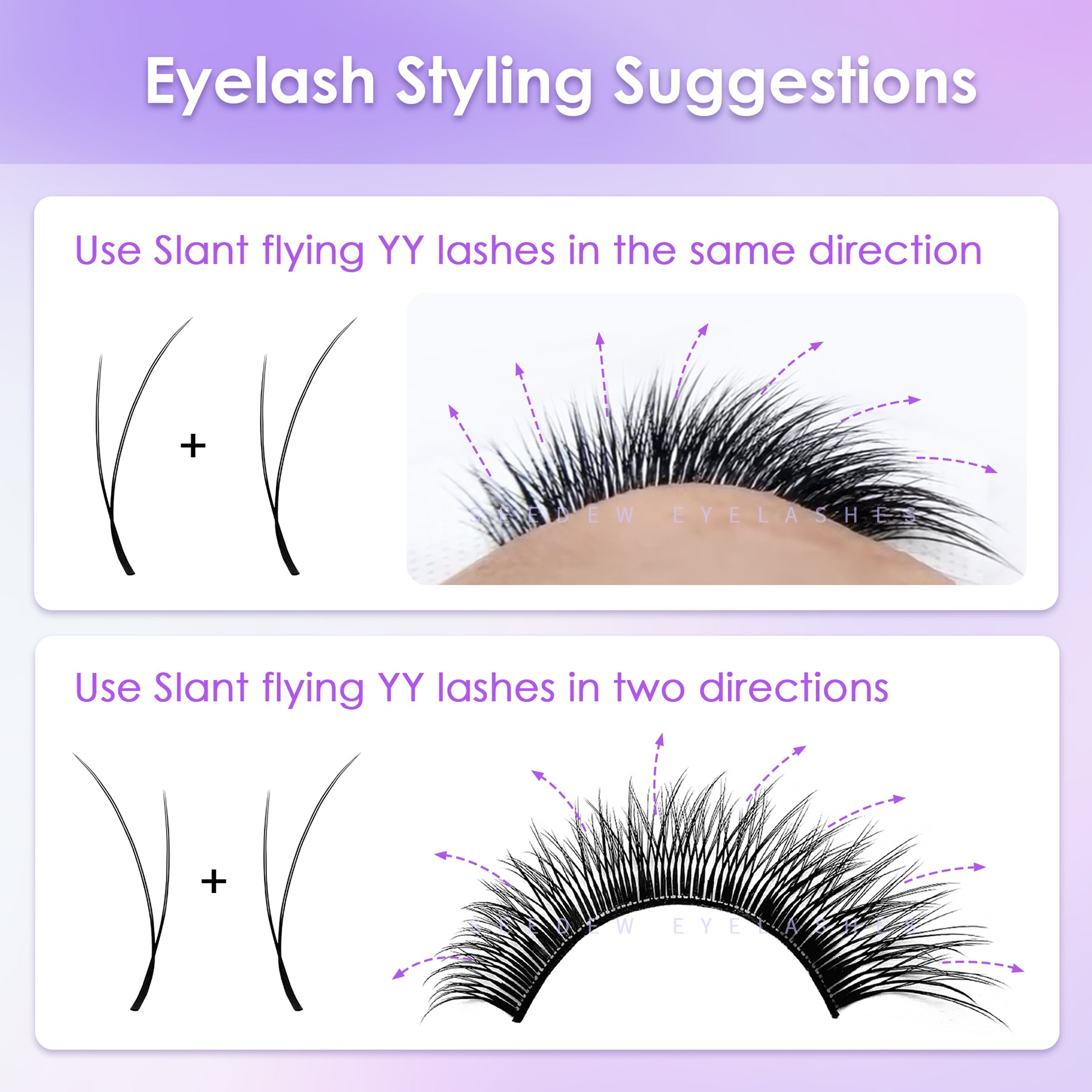 Slant Flying YY Eyelash Extensions