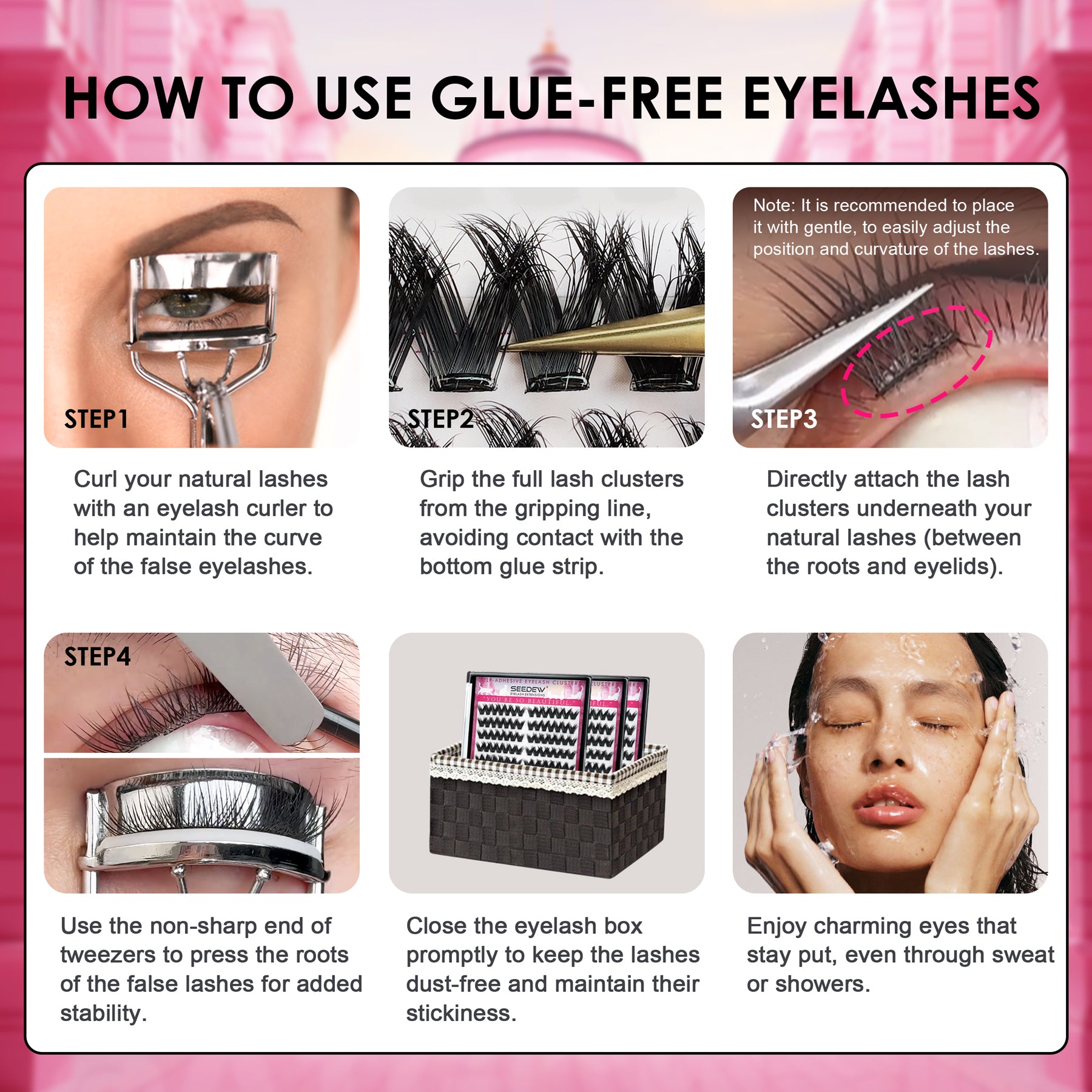 Pop-On Eyelashes - Cat Mist 3D Volume