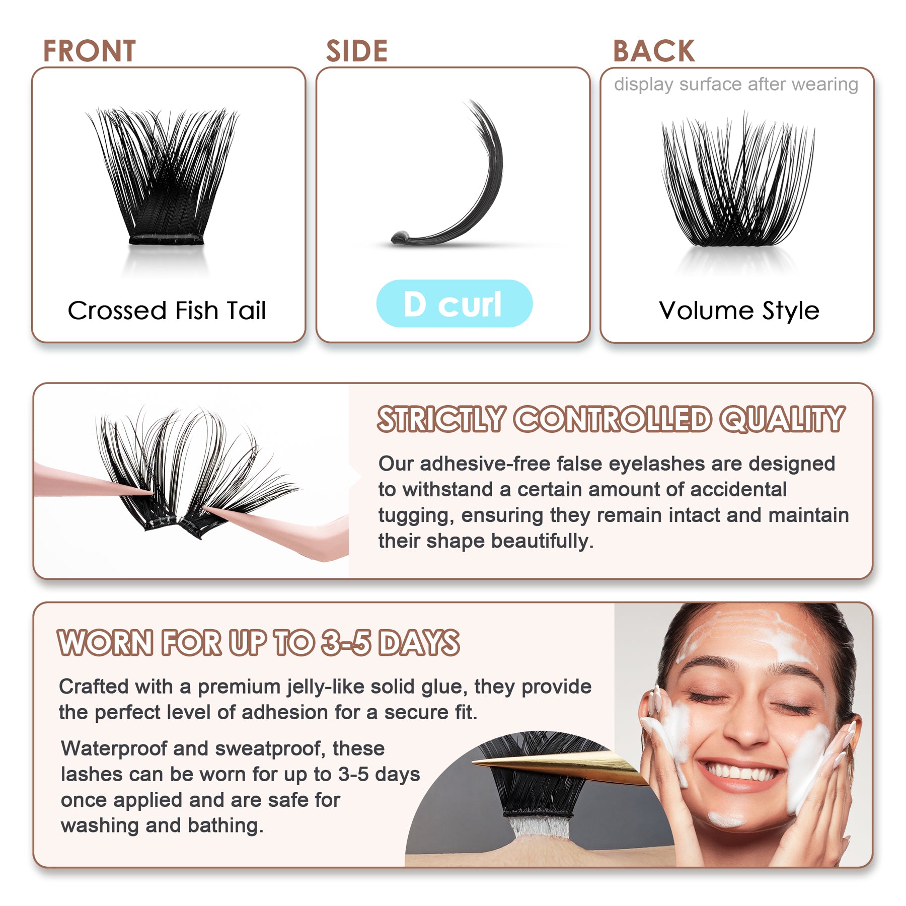 Pop-On Eyelashes - Doll Eye NM03