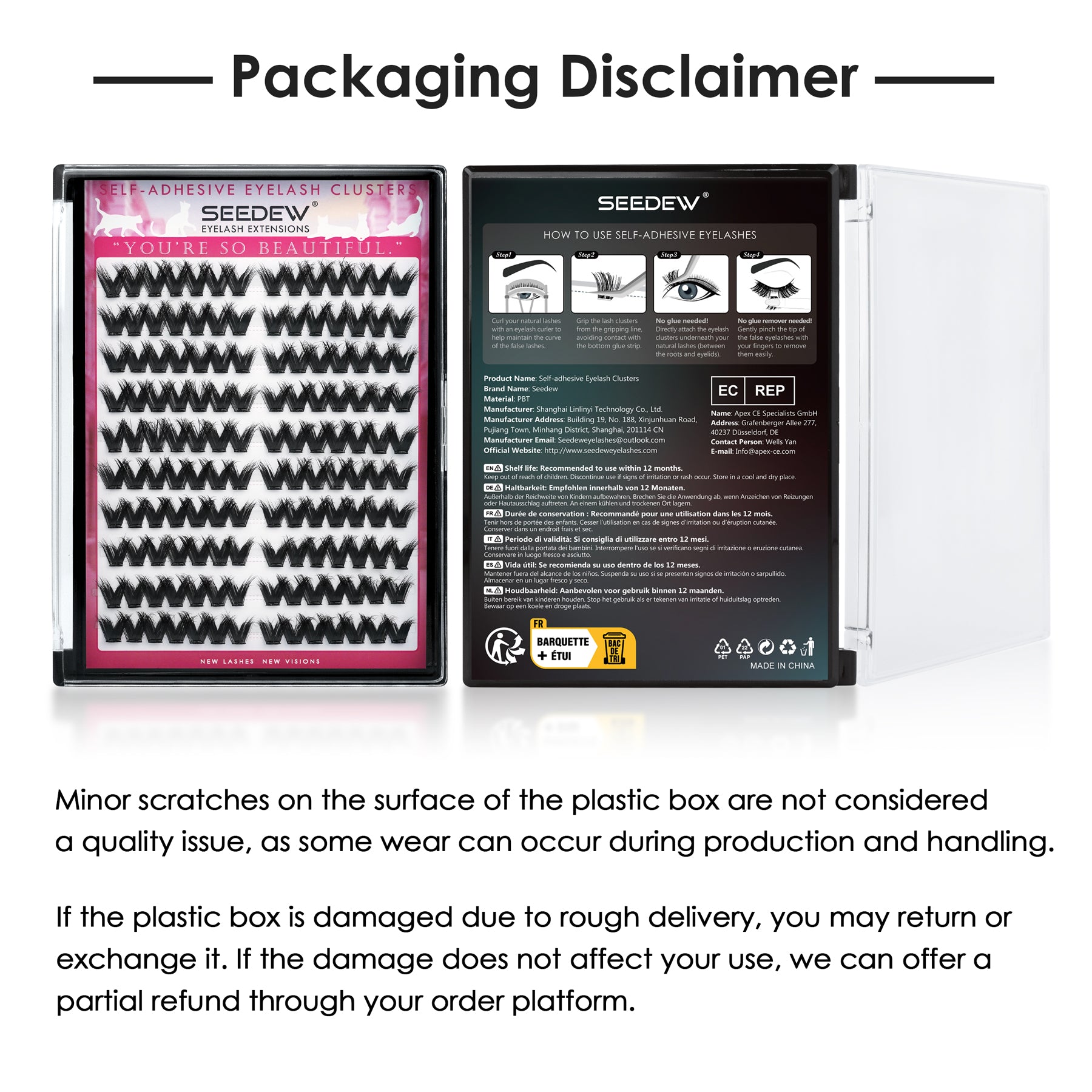 Pop-On Eyelashes - Cat Mist 3D Volume