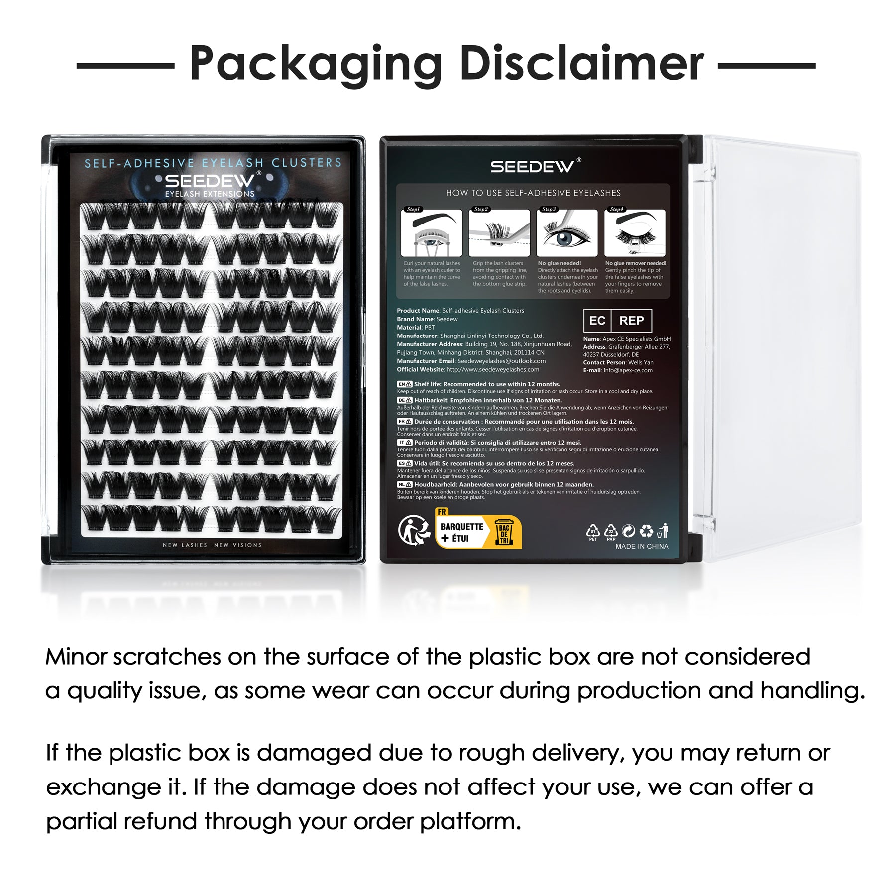 Pop-On Eyelashes - Doll Eye