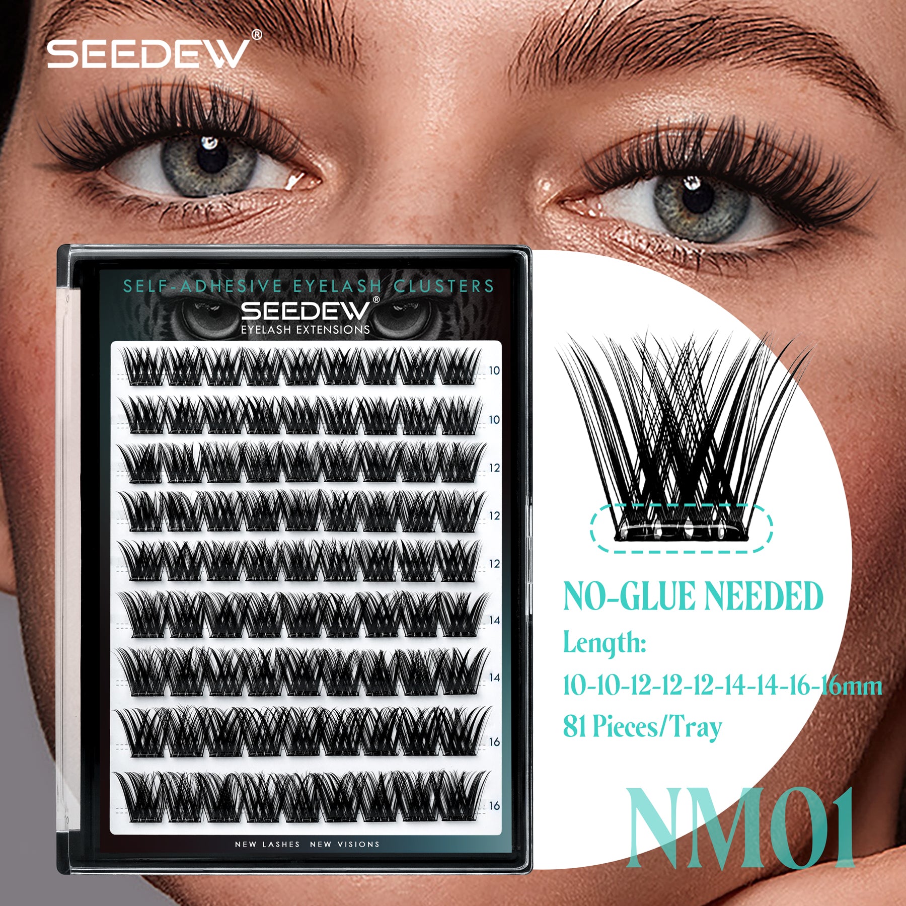 Pop-On Eyelashes - Bloom Dream NM01