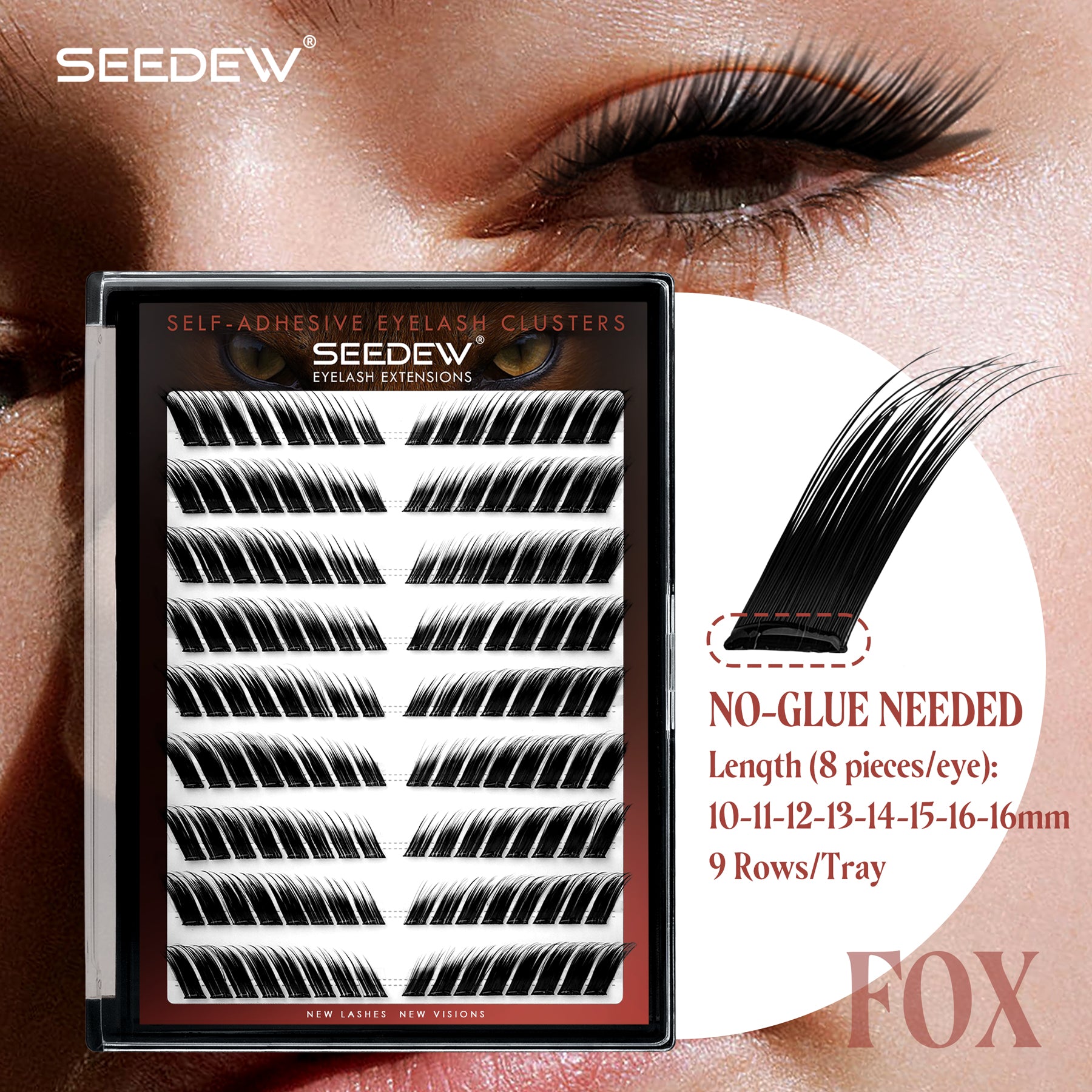 Pop-On Eyelashes - Fox Fairy FOX01