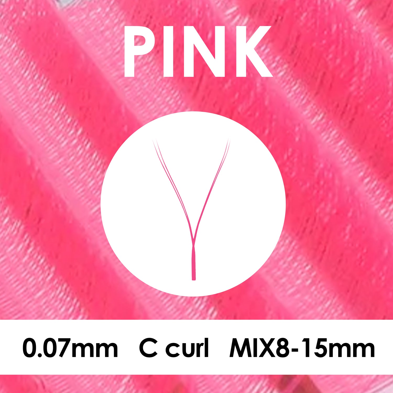 0.07mm Colored YY Eyelash Extensions