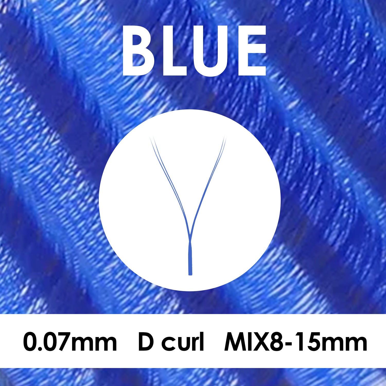 0.07mm Colored YY Eyelash Extensions