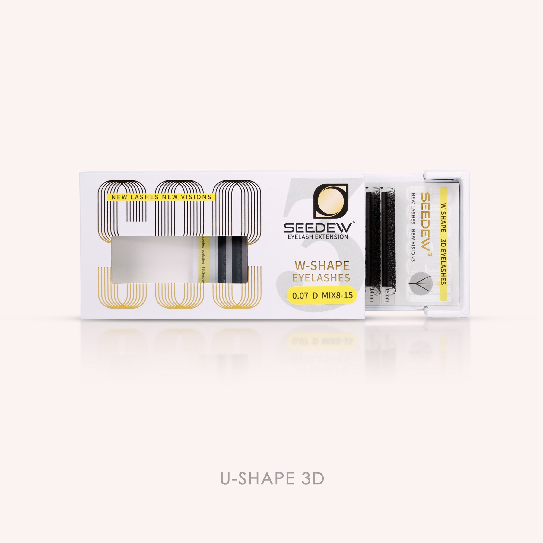 U-Shape 3D Eyelash Extensions