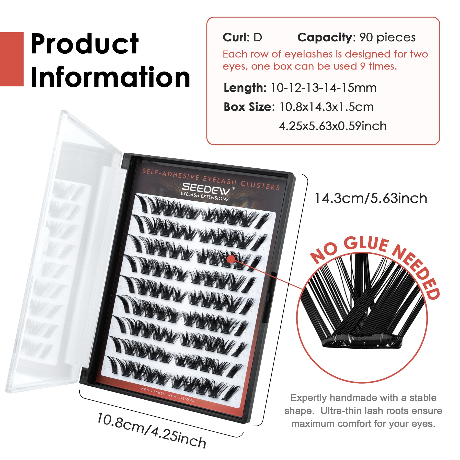 Pop-On Eyelashes - Fox Eye FOX04