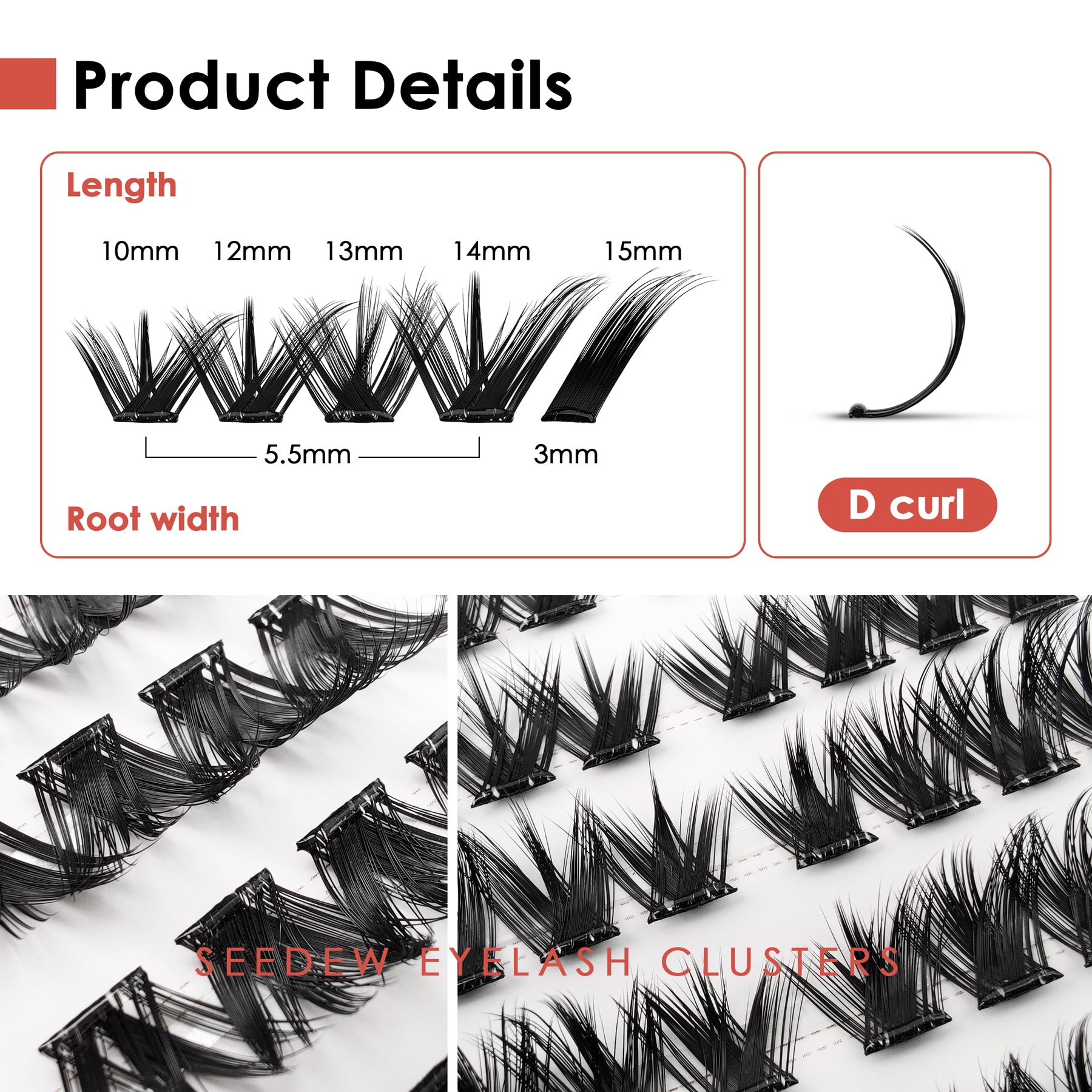 Pop-On Eyelashes - Fox Eye FOX04