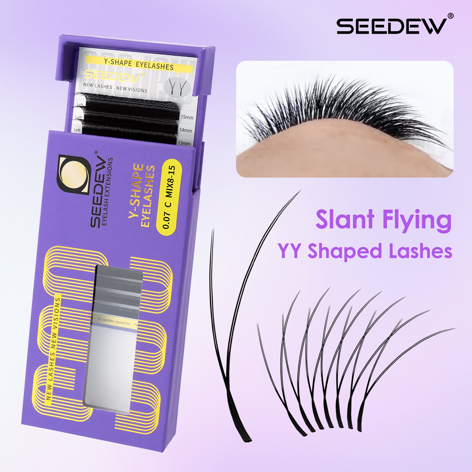 Slant Flying YY Eyelash Extensions