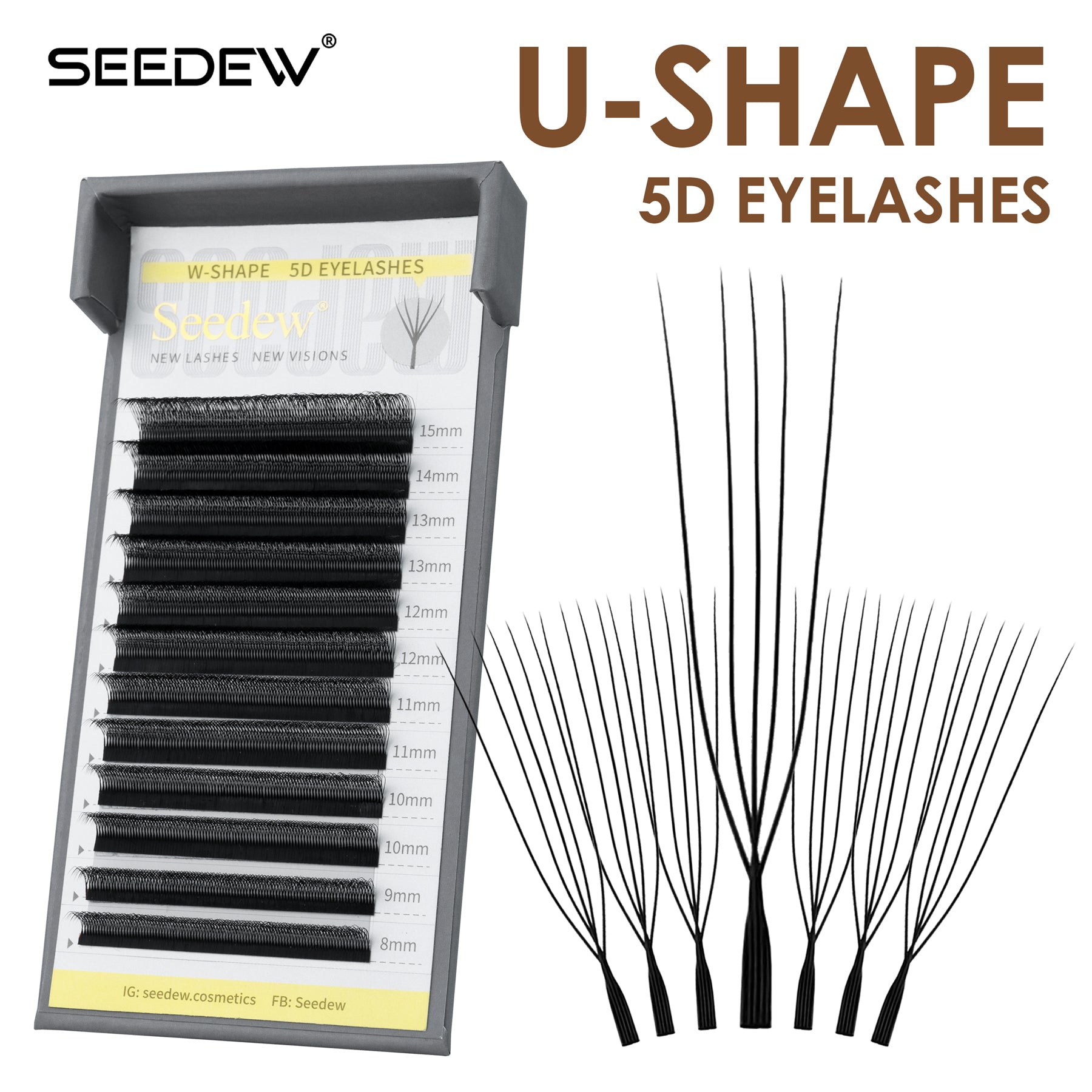 U-Shape 5D Eyelash Extensions