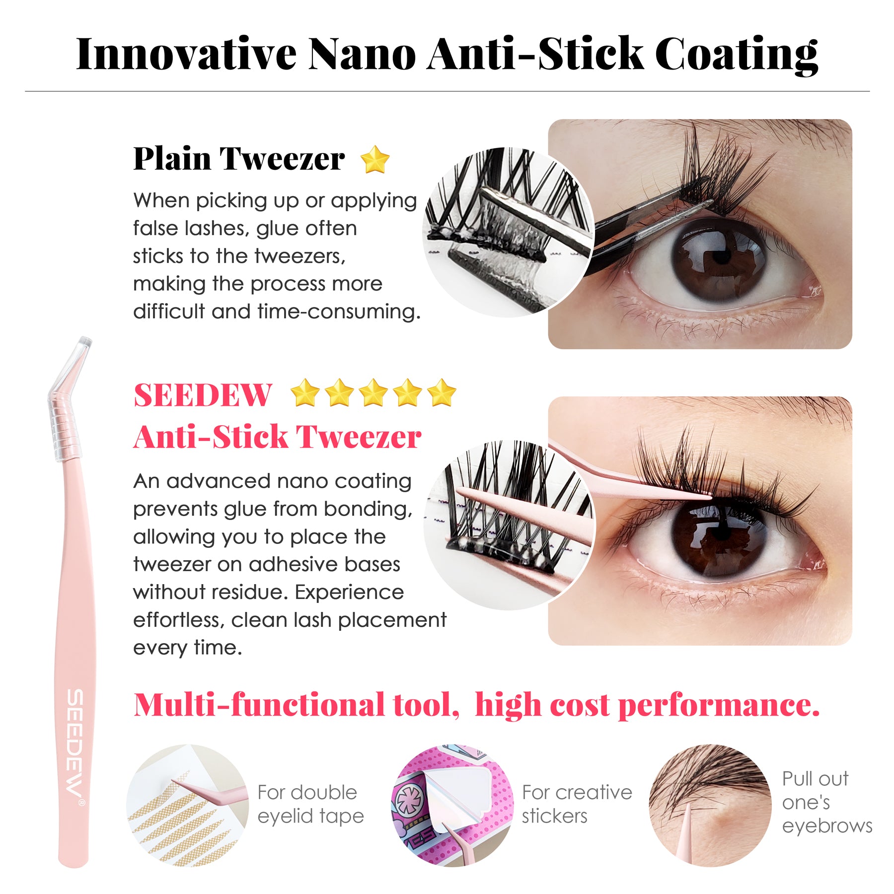 Pop-On Eyelashes - Doll Eye NM03