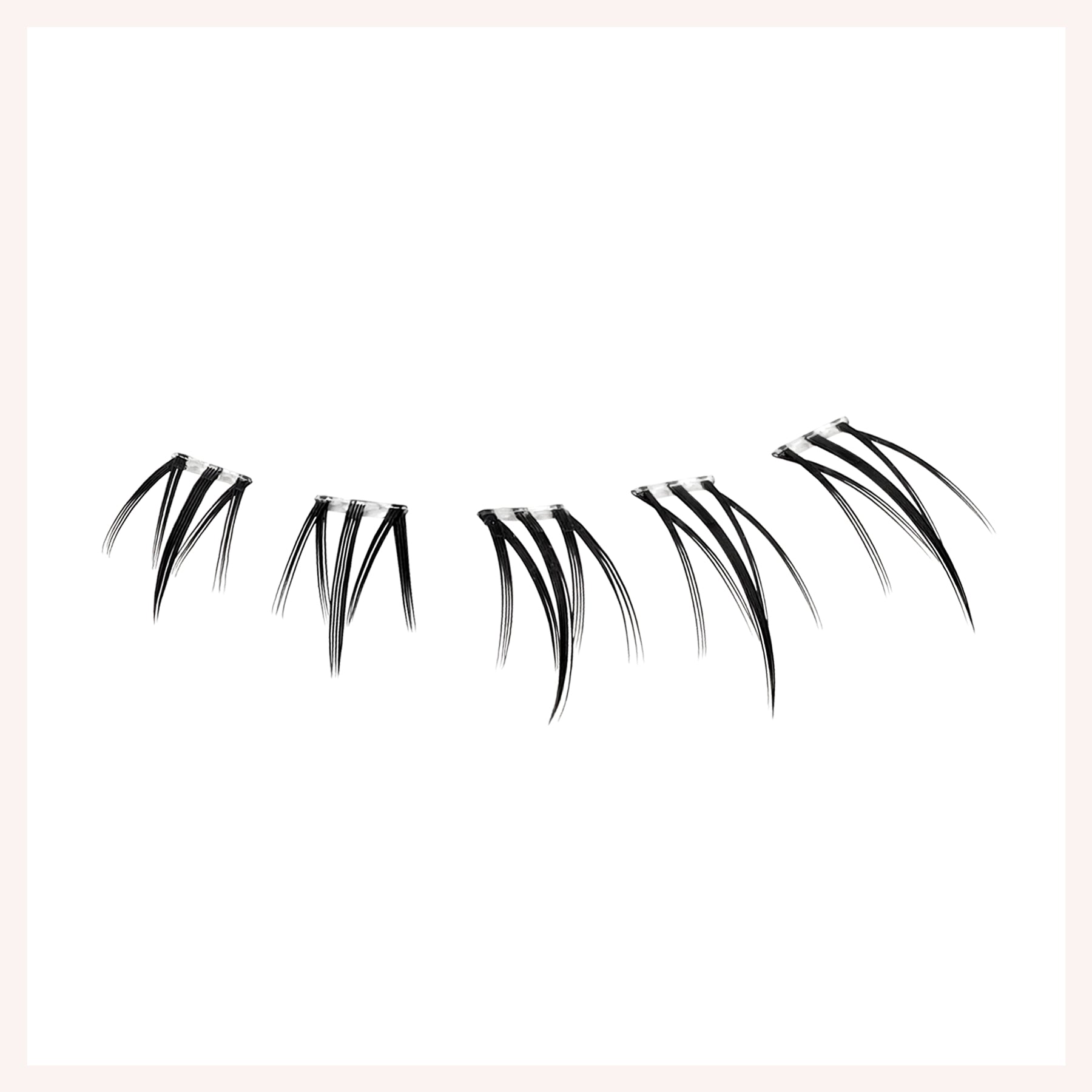 Pop-On Eyelashes - Bottom Lashes Small flame