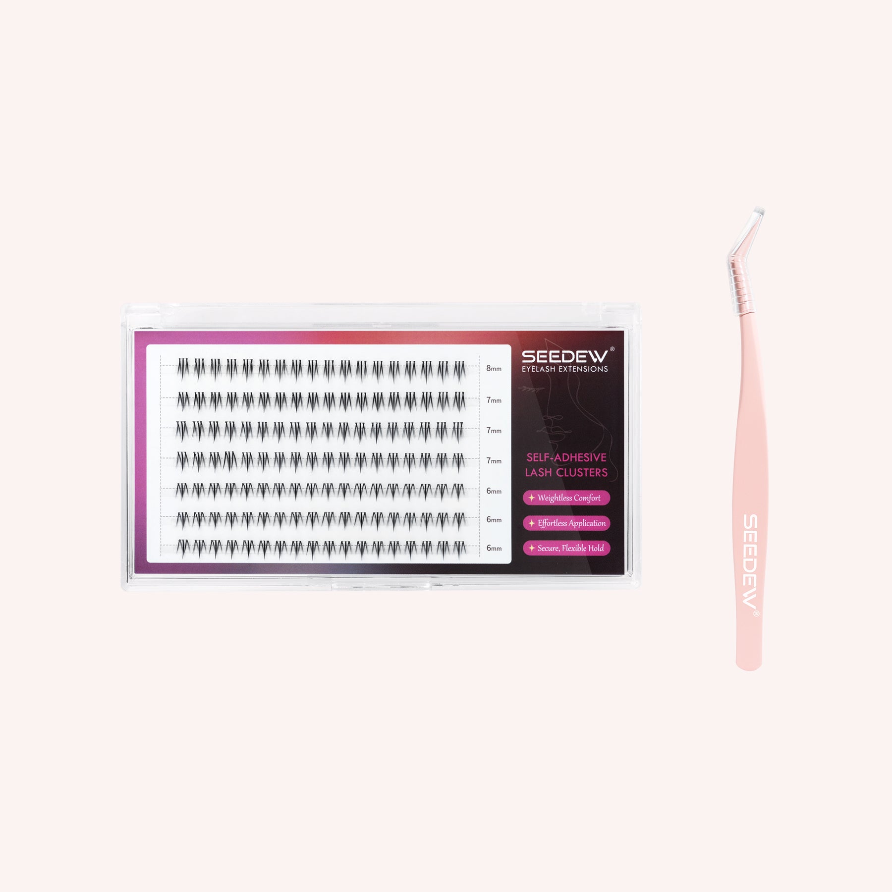 Pop-On Eyelashes - Bottom Lashes Small flame BM02