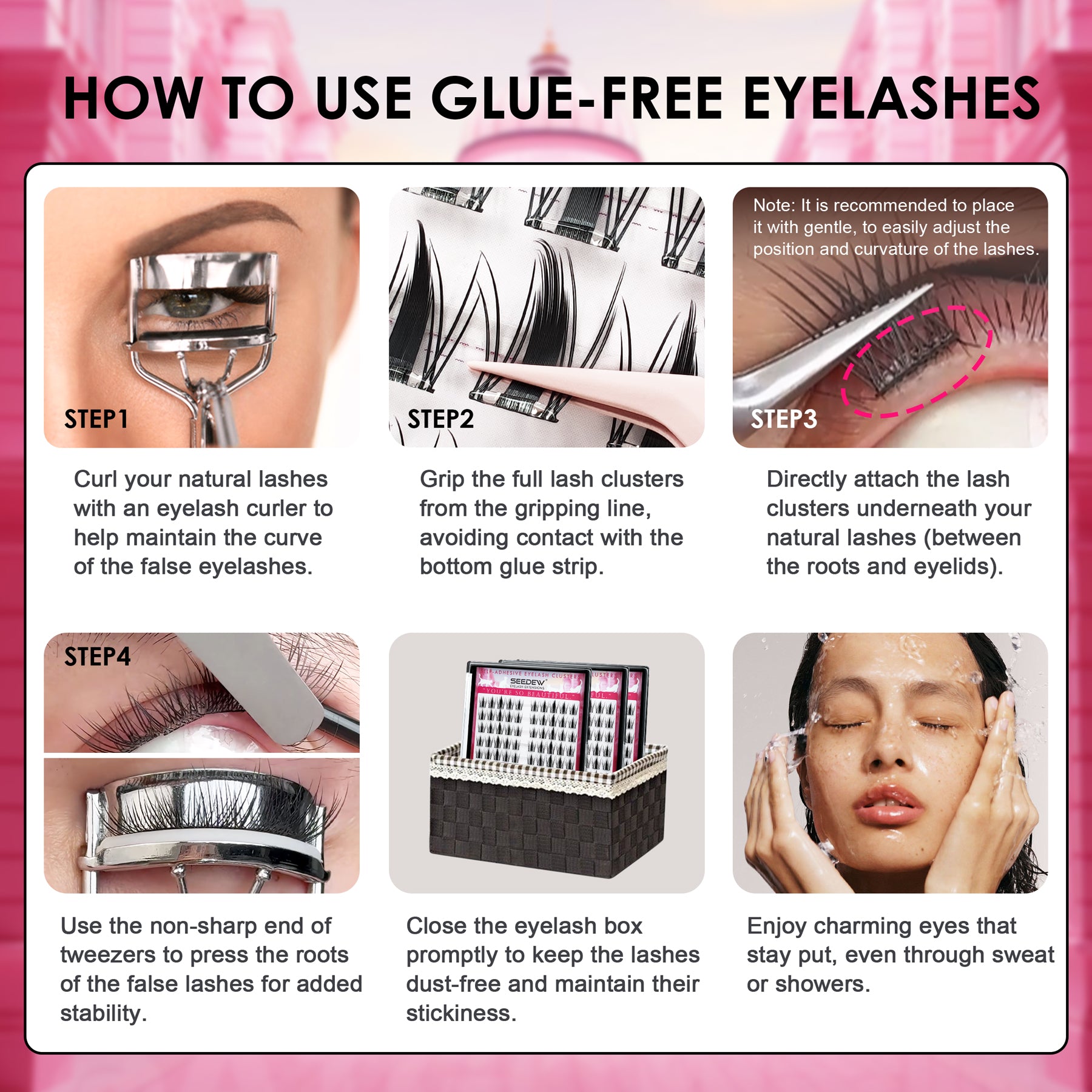 Pop-On Eyelashes - Cat Mist XYT