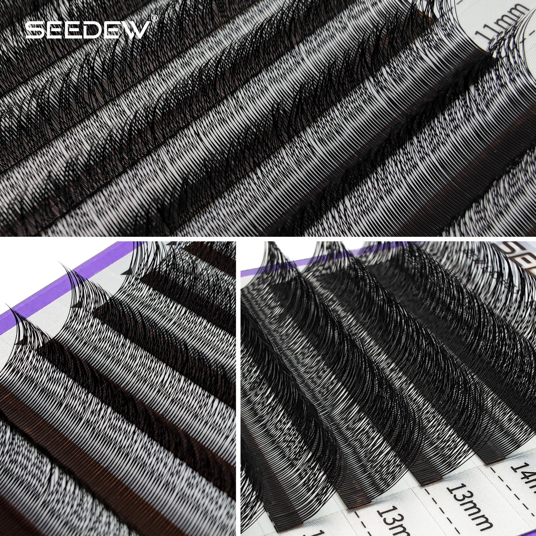 Single Tip 2D Y Eyelash Extensions