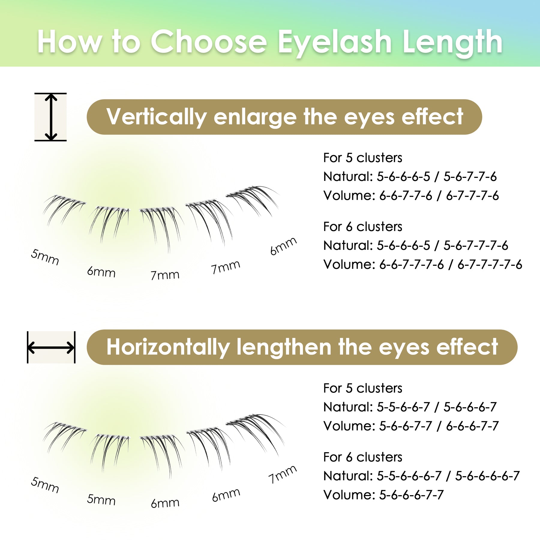 Pop-On Eyelashes - Bottom Lashes Natural Style