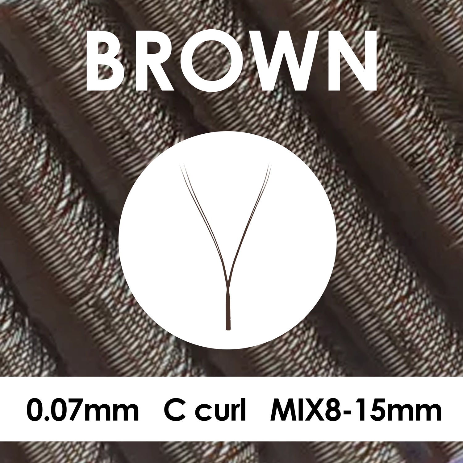 0.07mm Colored YY Eyelash Extensions