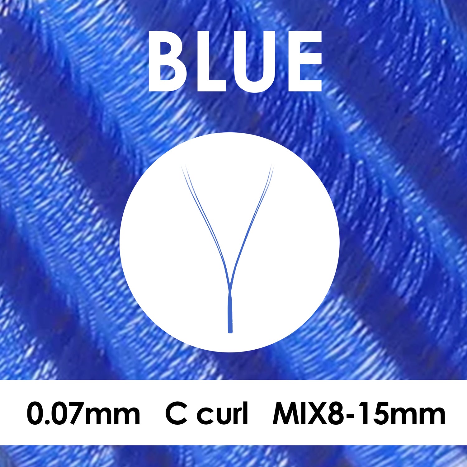 0.07mm Colored YY Eyelash Extensions