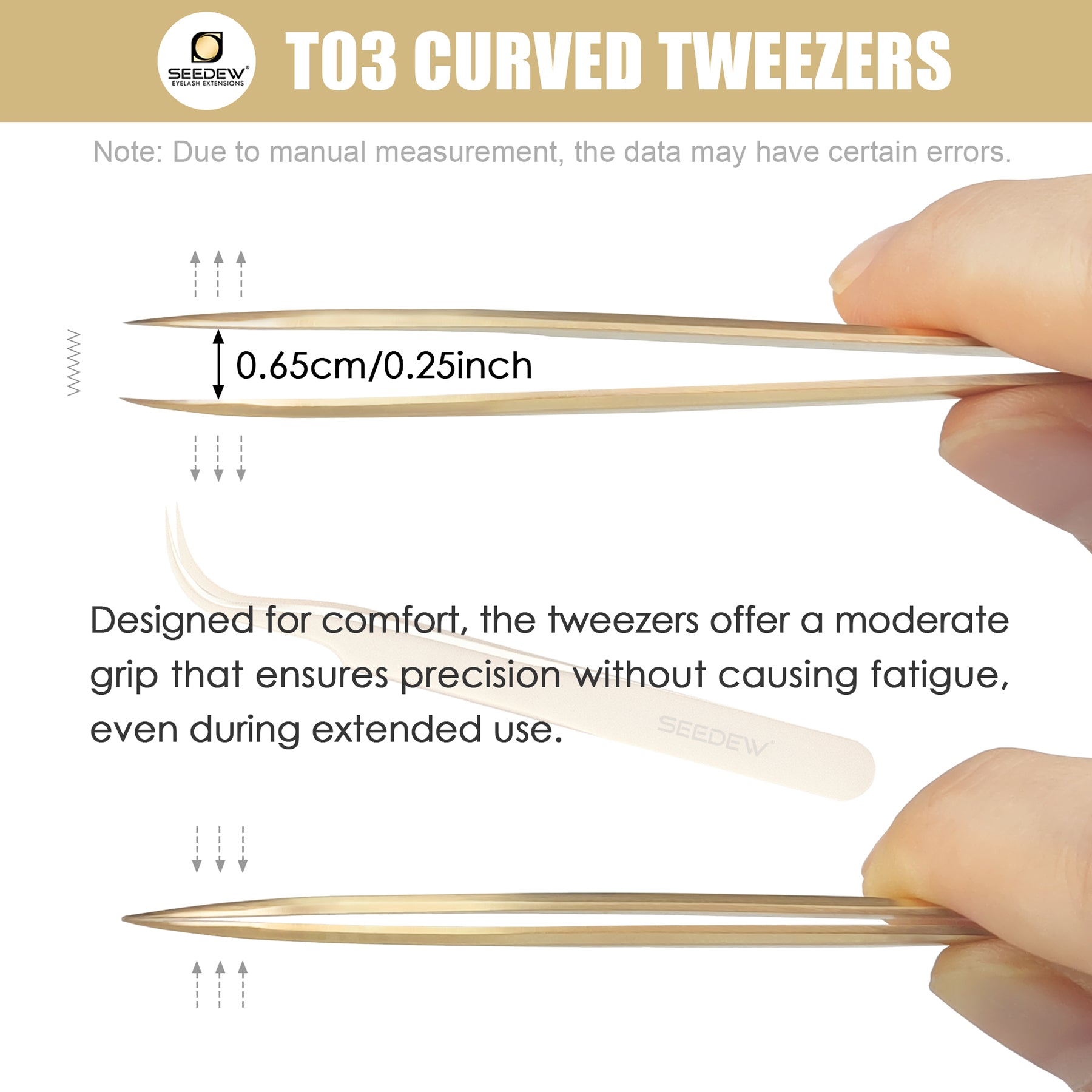 Tweezers for Eyelash Extensions Artist