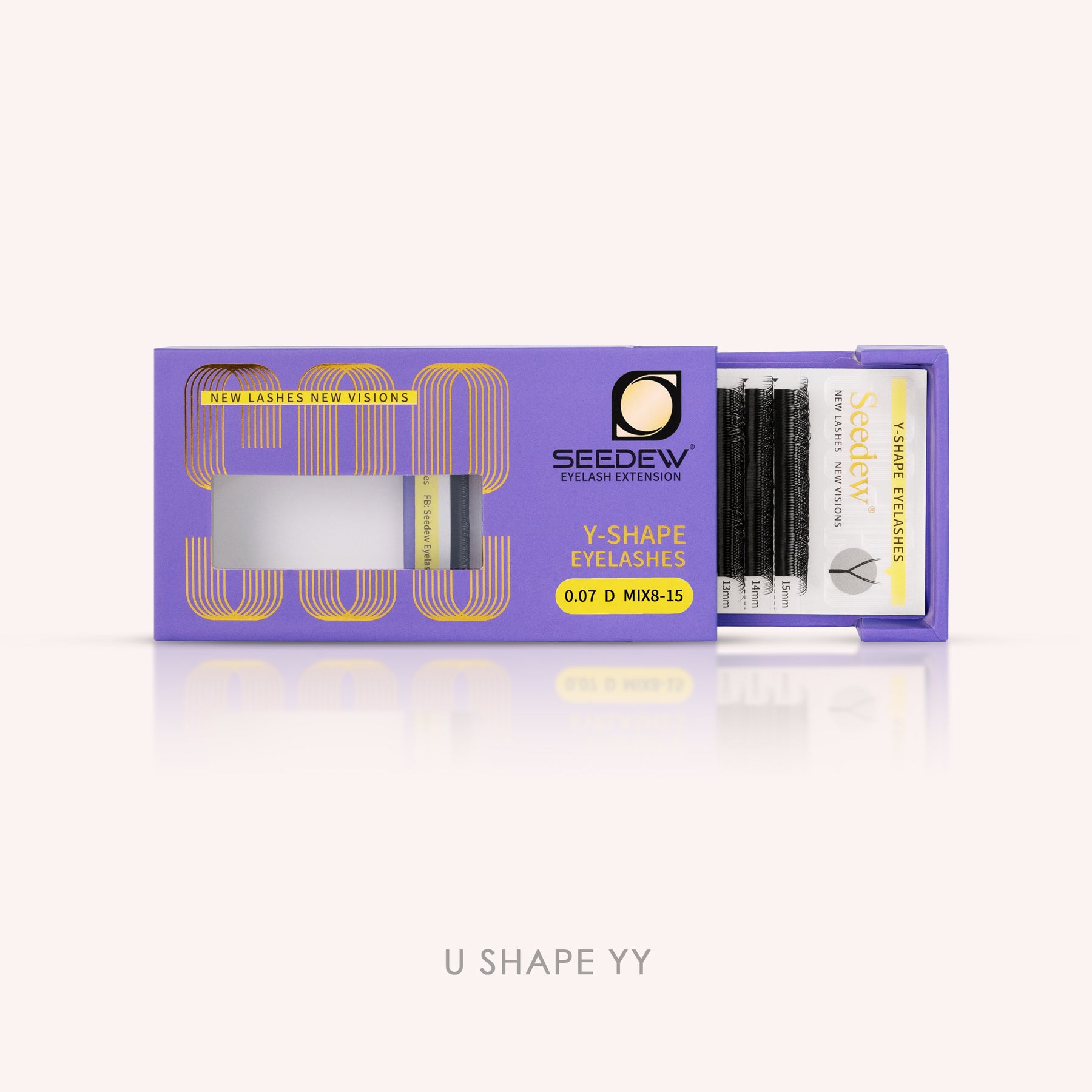 U-Shape Parallel YY Eyelash Extensions