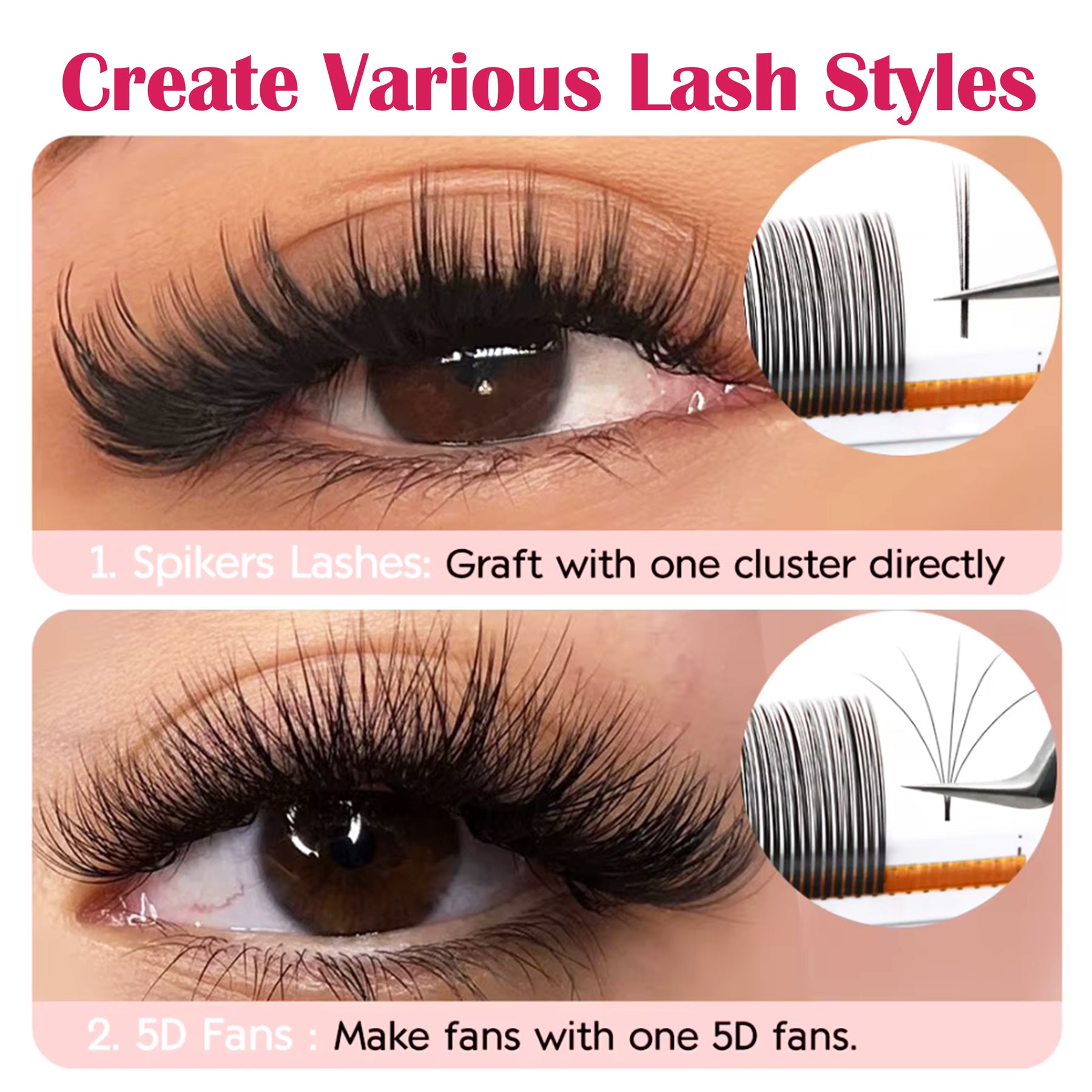 5D Flower Fairy Eyelash Extensions